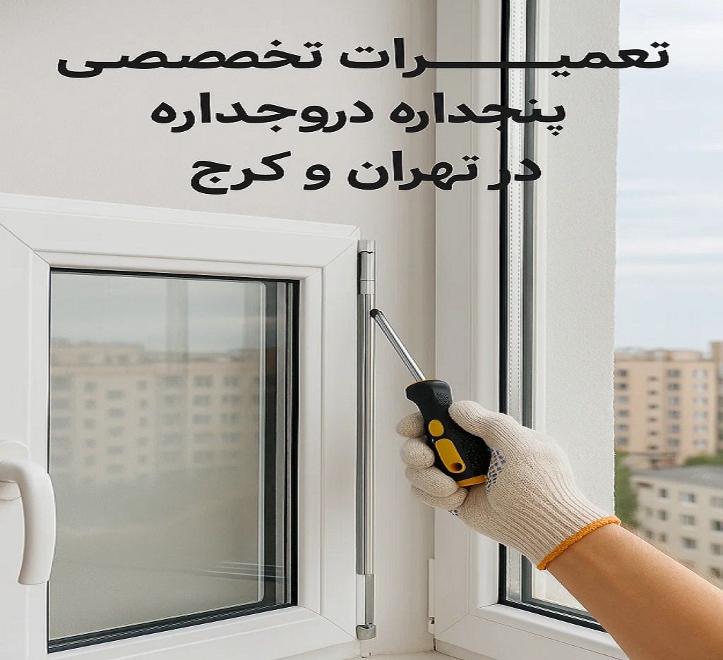 خدمات تعمیرات تخصصی پنجره دوجداره یو پی وی سی upvc در تهران و کرج و البرز