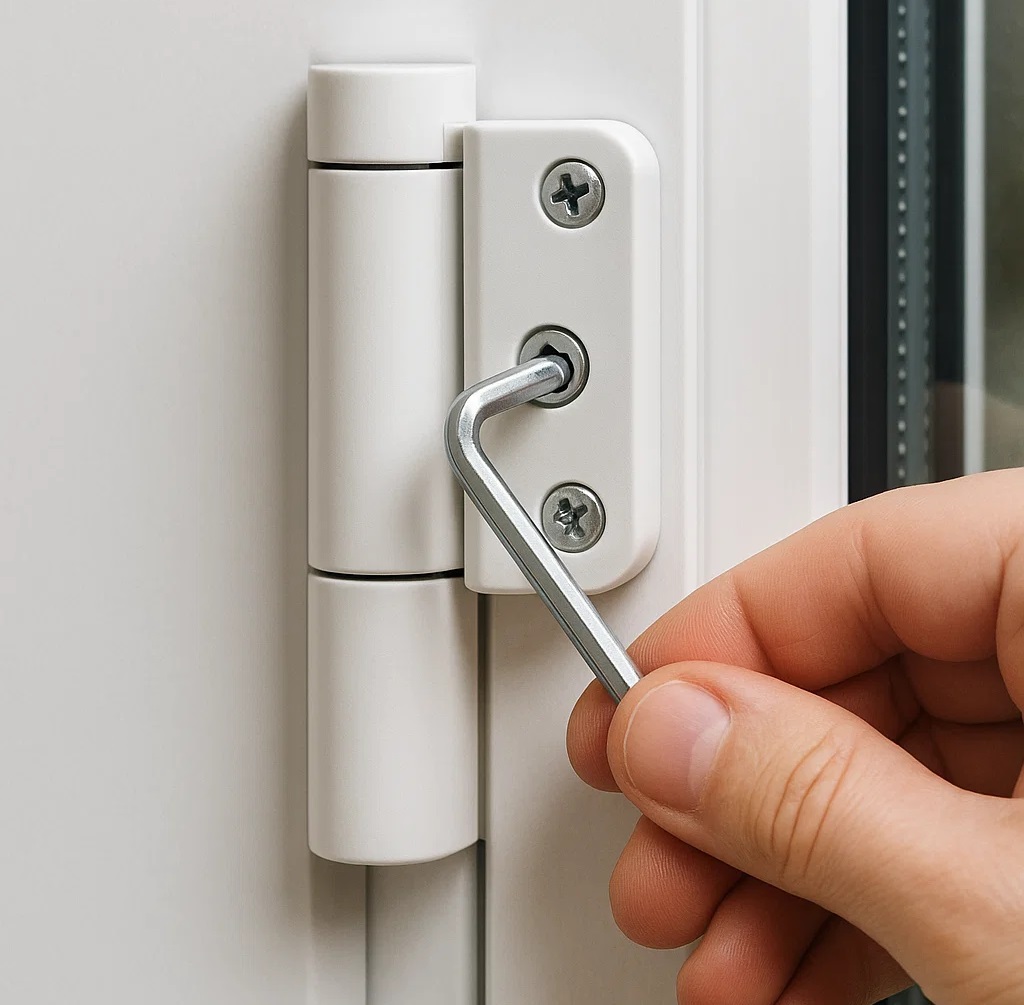 تنظیم درب و پنجره upvc