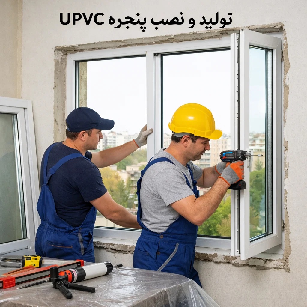 نکات تولید و نصب پنجره UPVC