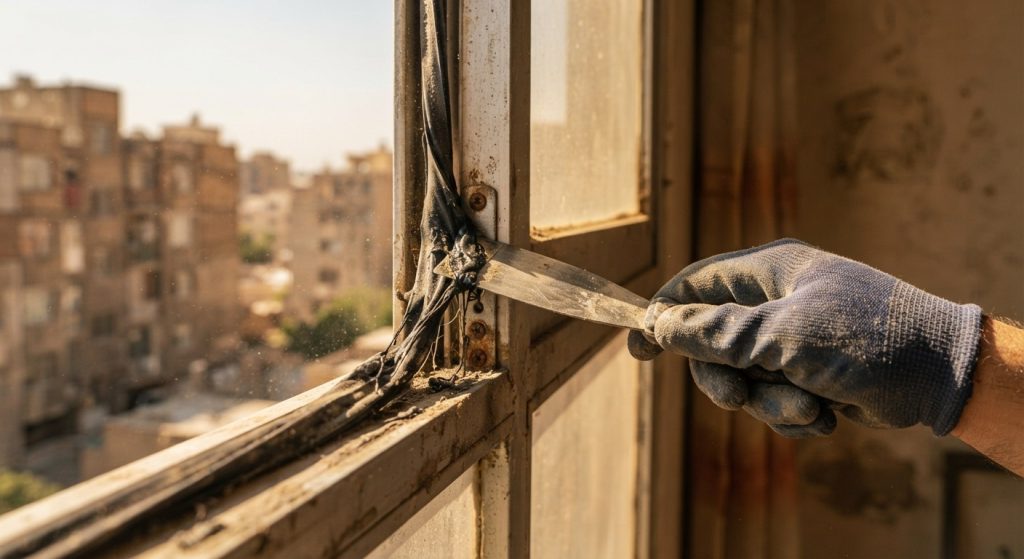 تعویض لاستیک پنجره دوجداره آب شده جنوب تهران